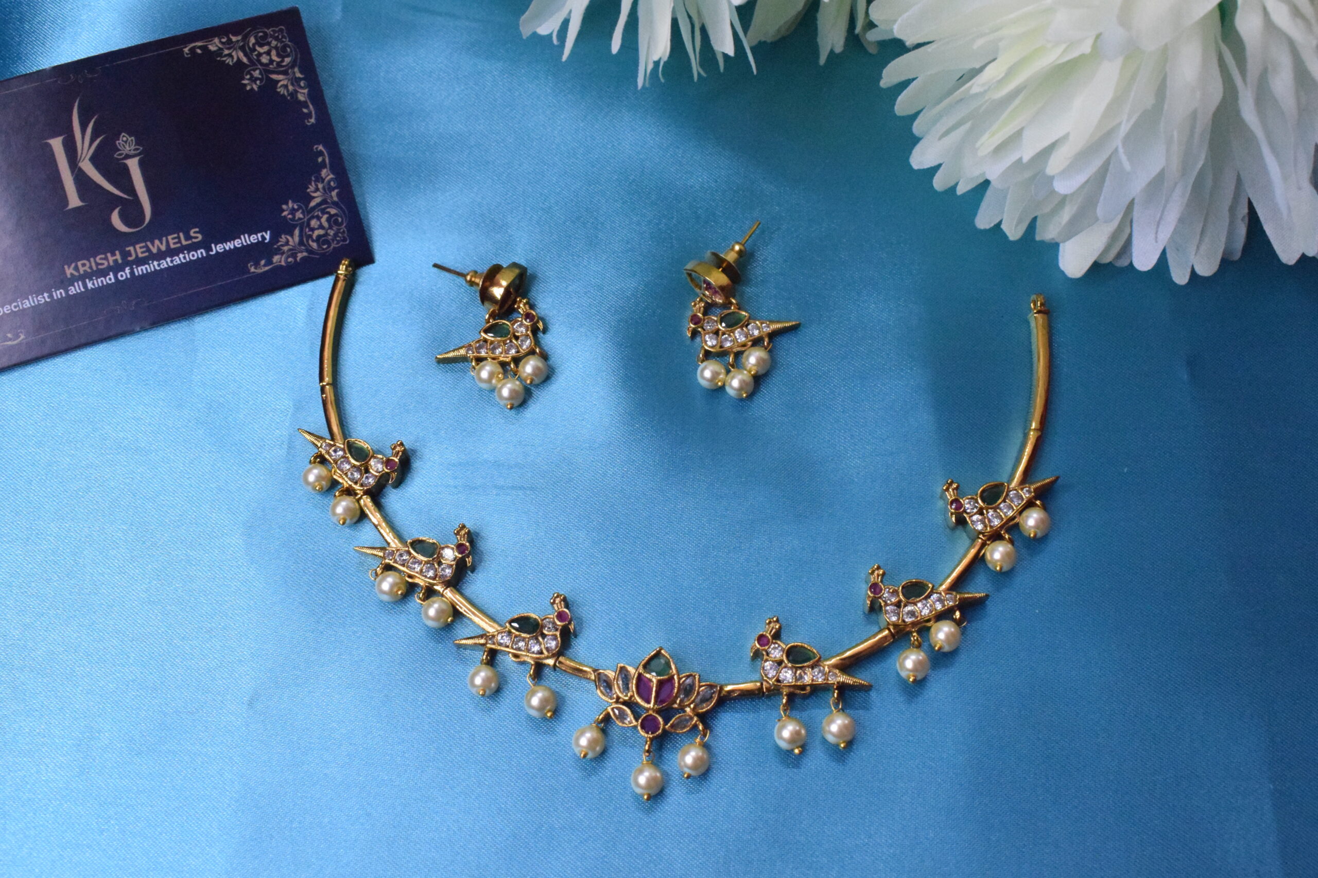 Kemp Peacock Hasli necklace set KJ122