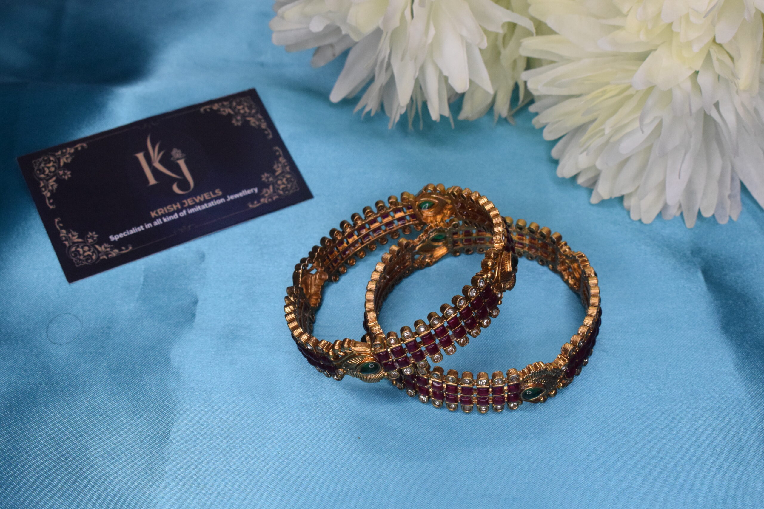 Kemp Peacock Bangles set of 2 KJ139