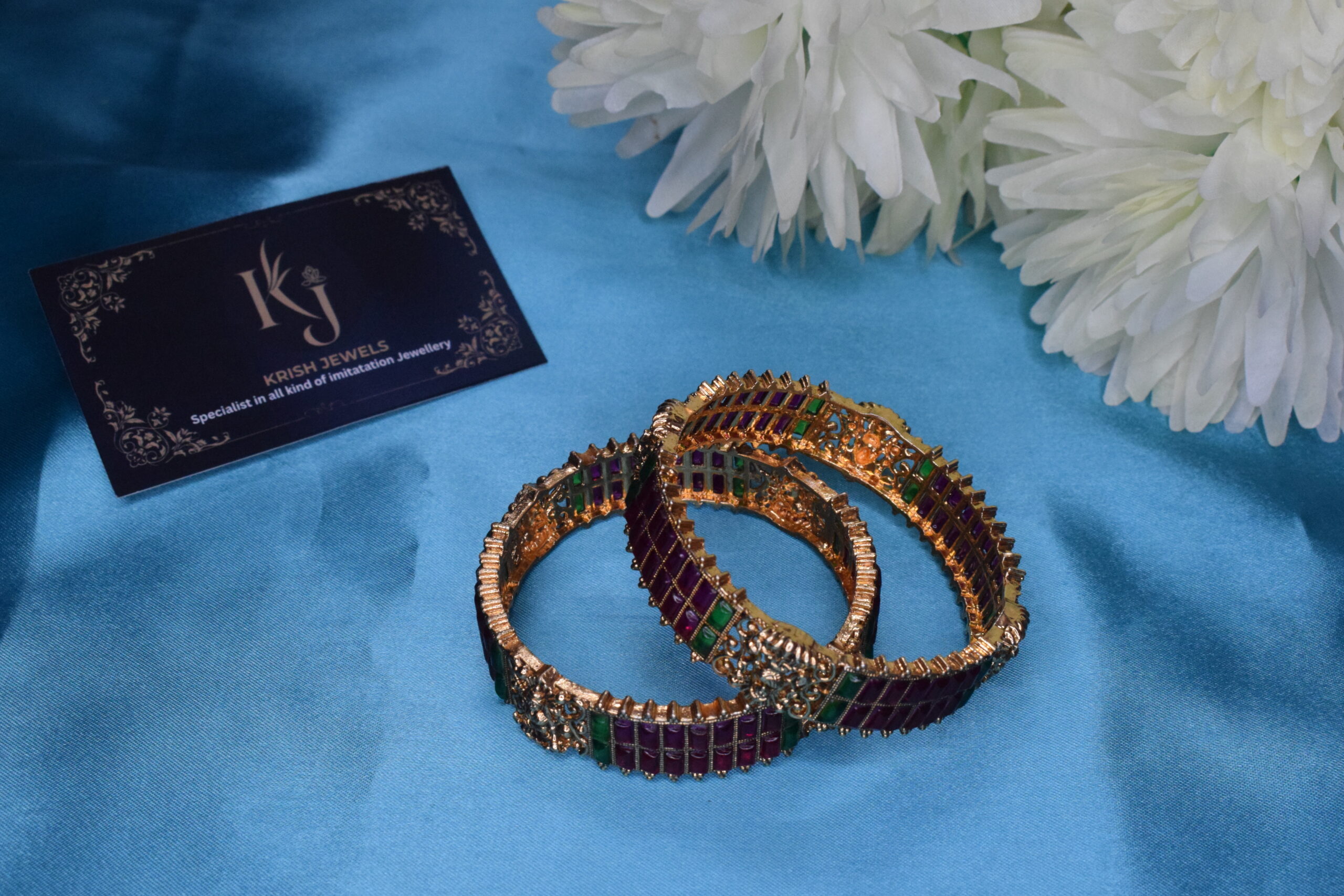 Kemp Lakshmi Bangles set of 2 KJ140